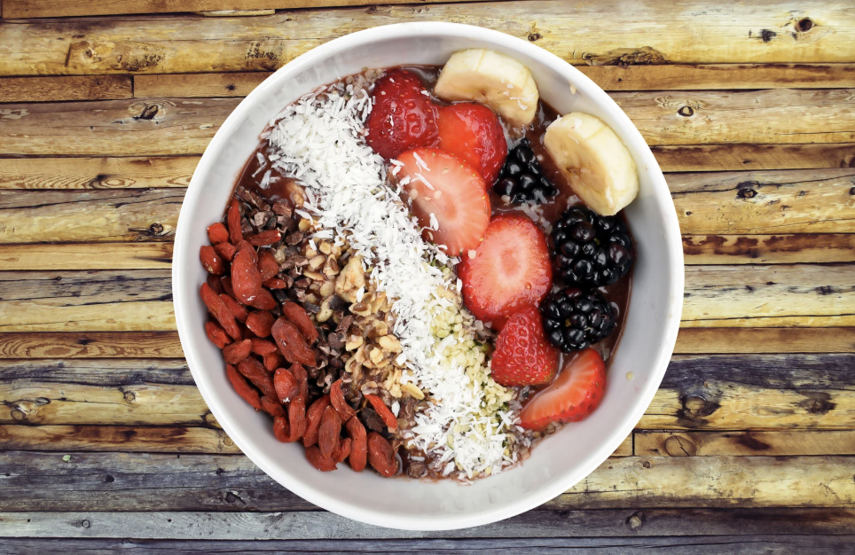 Healthy food options.