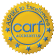 CARF accreditation seal